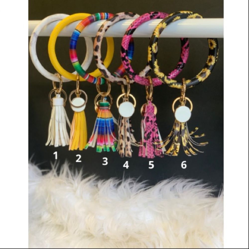 Wristlet Bangle Keychains